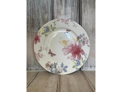 Porcelánový talířek - květiny