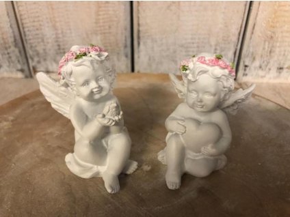 Andílek s věnečkem - 2 druhy