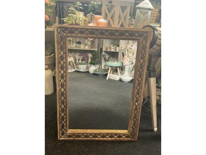 Zrcadlo hnědé malé