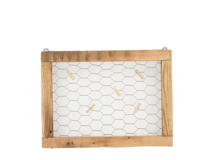 Dřevěný rámeček s pletivem