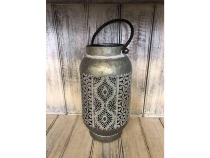 Svícen plechový malý-děrovaný