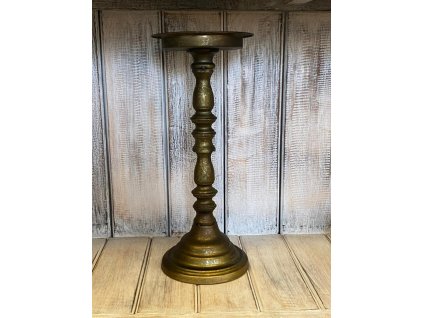 Svícen kovový-široký