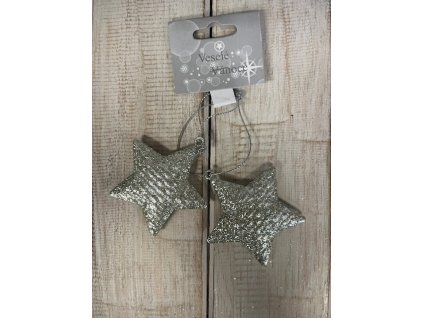 Set hvězdiček s třpytkami