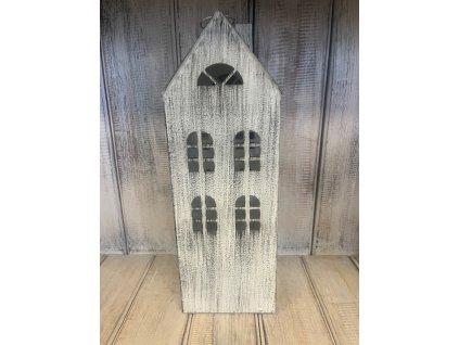 Domek kovový na čajovou svíčku velký