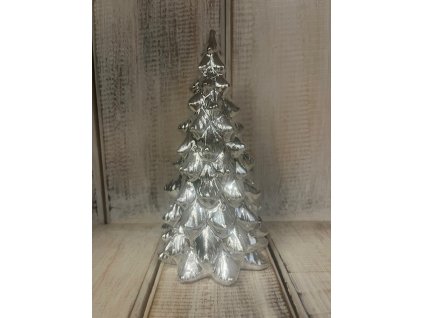 Stromek stříbrný s LED