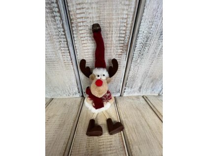 Sob textilní k zavěšení s rolničkou a botkami