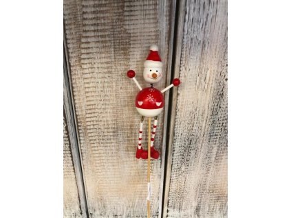 Zápich sněhulák-mix 3ks