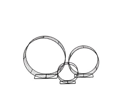 Rám aranžovací kulatý -střední