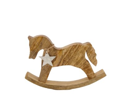 Houpací koník ze dřeva malý