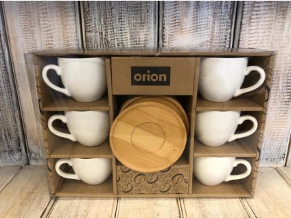 Sada hrnečků a podšálků