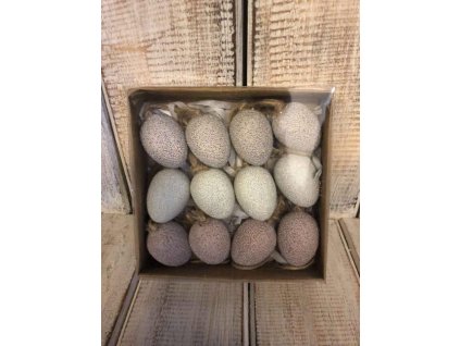 Vajíčka plastová v krabičce - mix barev