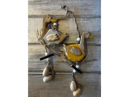 Dřevěná kachna -závěs