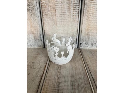 Jarní svícen se zajíčky