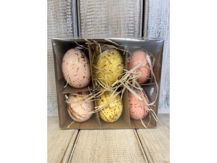 Vajíčka slepičí pravá závěs č.2 - mix 6ks