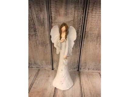 Andělka se srdcovou kabelkou