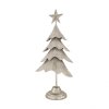 Stromek kovový stříbrný malý