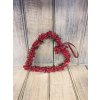 Červené srdíčko z bobulí-velké