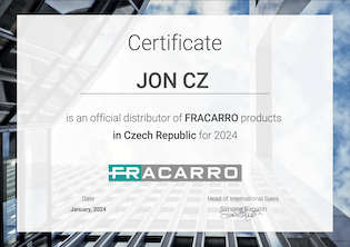 Certifikát Fracarro