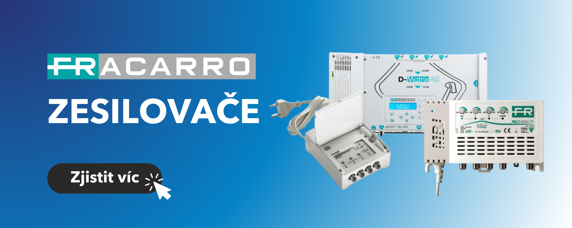 Zesilovače Fracarro