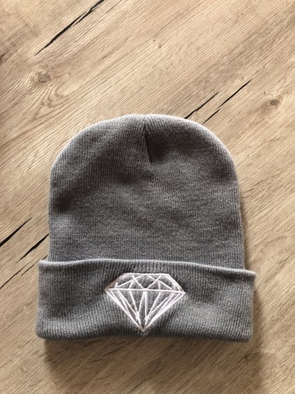 Čepice Diamond - šedá