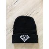 Čepice Diamond - černá/bílý diamant