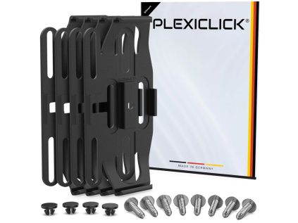 Neviditelný držák SPZ pro CZ ČERNÝ SET