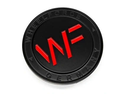 wf cap deep black red