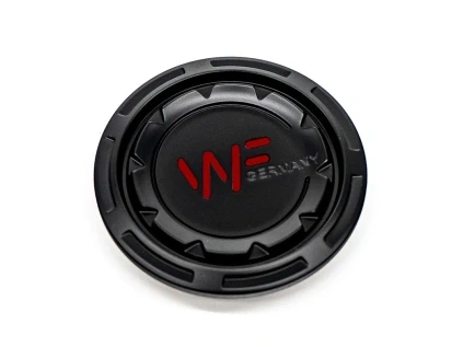 wf luxury forged caps deep black red
