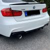 Rear Diffuser for BMW 3 Series F30/F31 – Gloss Black – Single Outlet