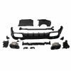 63 Look Rear Diffuser Mercedes C-Class W206 - GLOSS BLACK