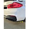 Rear Bumper Splitters for BMW M5 - F90 - GLOSS BLACK