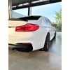 Rear Bumper Splitters for BMW M5 - F90 - GLOSS BLACK