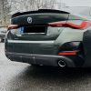 Splitters - Covers above Rear Diffuser – BMW 4 Series - G26 - Gloss Black