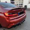Rear Diffuser for BMW 3 Series - G20/G21 - Speed - Gloss Black