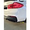 Rear Bumper Trim Strips for BMW 5 Series - G30/G31 - GLOSS BLACK