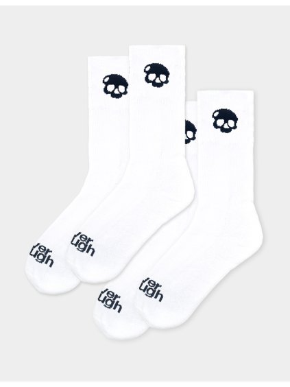 Ponožky 2PAC Basic White (Velikost M)