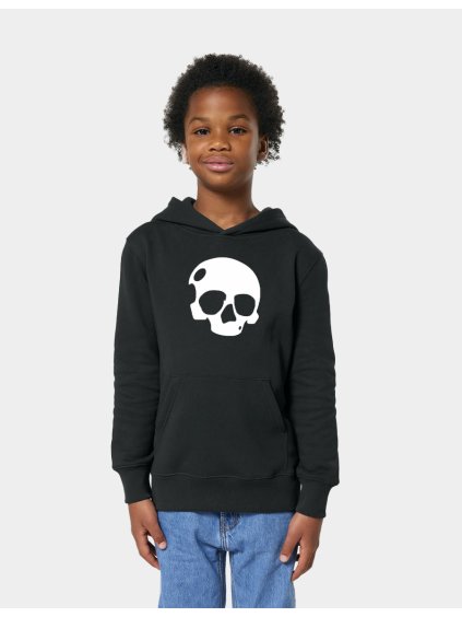 Kid's hoodie Master Big White Skull