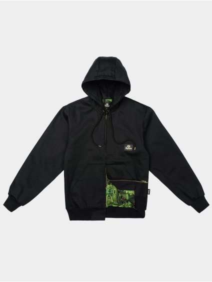 Bunda Hooded Jacket Black (Velikost L)