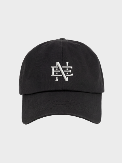 1 Dad Cap Black NE front