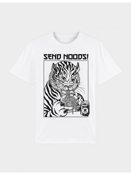 Triko Baues Send Noods Tshirt White (Velikost XXL)