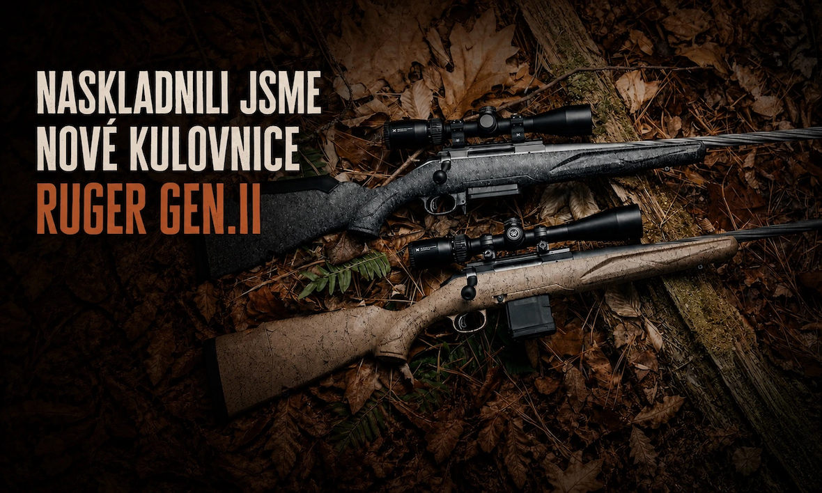 Naskladnili jsme kulovnice Ruger