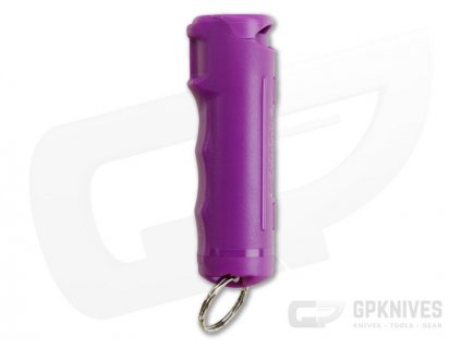 sabre red purple flip top key ring pepper spray 15344 31