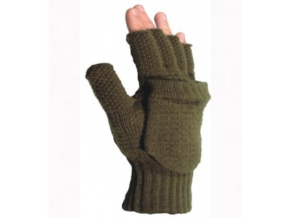 rukavice pletene bez prstu