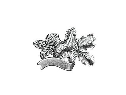 odznak arture tetrev s ulomkem a dubovymi listy