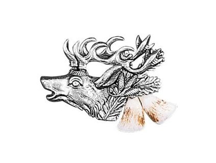 odznak arture jeleni hlava s rezaky
