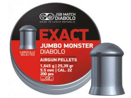Diabolo JSB Exact Jumbo Monster 5,52 mm 200 ks