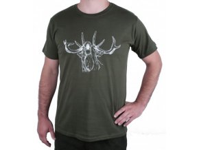 zelene myslivecke tricko afars jelen