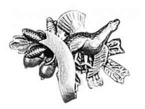 odznak arture tetrev s siskami a stuhou