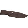 56410 1 stag horn handle 155 cm stainless steel blade lenght joker gamo hunting knifeleather sheath 57 3