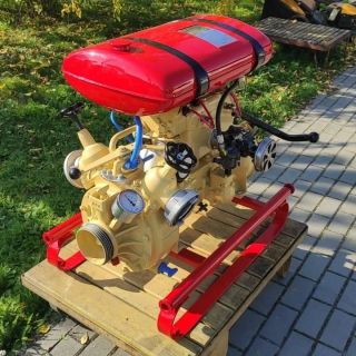 Renovace německého motorového požárního čerpadla TS 8/8 ( vyrobeno v NDR) a československého čerpadla PS 8.